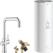 GROHE Red 3IN1 kokendwaterkraan - U uitloop - 7L boiler - mengventiel – chroom – 30144001 GROHE Red 3IN1 kokendwaterkraan - U uitloop - 7L boiler - mengventiel – chroom – 30144001