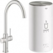 GROHE Red Compact 3IN1 kokendwaterkraan - C uitloop - 4L boiler – RVS (supersteel) - 30374DC1 GROHE Red Compact 3IN1 kokendwaterkraan - C uitloop - 4L boiler – RVS (supersteel) - 30374DC1
