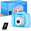 Digitale Kindercamera - voor Kinderen van 3 tot 9 Jaar - Blauw - met 16GB SD Kaart Digitale Kindercamera - voor Kinderen van 3 tot 9 Jaar - Blauw - met 16GB SD Kaart