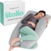 Litollo® Zwangerschapskussen XXL - Voedingskussen - Lichaamskussen - Body pillow - 280cm - Afneembare hoes - Grijs Litollo® Zwangerschapskussen XXL - Voedingskussen - Lichaamskussen - Body pillow - 280cm - Afneembare hoes - Grijs