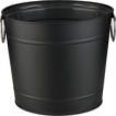 APS-Germany® Wijnkoeler met Lekbak en Handvaten - IJsemmer - Bierkoeler - Champagne koeler - Champagne Emmer - Metaal - Zwart - 11 Liter APS-Germany® Wijnkoeler met Lekbak en Handvaten - IJsemmer - Bierkoeler - Champagne koeler - Champagne Emmer - Metaal - Zwart - 11 Liter