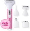 MM Brands 5 in 1 Ladyshave voor Vrouwen - Trimmer Vrouw - Haarverwijderaar - Roze MM Brands 5 in 1 Ladyshave voor Vrouwen - Trimmer Vrouw - Haarverwijderaar - Roze