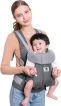 Deryan Meinkind Draagzak - ergonomische draagzak vanaf geboorte - Antraciet Deryan Meinkind Draagzak - ergonomische draagzak vanaf geboorte - Antraciet
