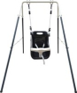 AXI Metalen Baby Schommel met zitje in Antraciet/créme - Vrijstaande schommelset voor binnen en buiten - Schommelset voor kinderen AXI Metalen Baby Schommel met zitje in Antraciet/créme - Vrijstaande schommelset voor binnen en buiten - Schommelset voor kinderen
