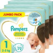 Pampers Premium Protection Maat 1 (2-5kg) - 216 Luiers Pampers Premium Protection Maat 1 (2-5kg) - 216 Luiers