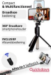 Bluetooth Selfie Stick 3-in-1 - Tik Tok - Selfiestick Universeel - Tripod - Monopod - Met afstandsbediening - Geschikt voor Samsung & iPhone Bluetooth Selfie Stick 3-in-1 - Tik Tok - Selfiestick Universeel - Tripod - Monopod - Met afstandsbediening - Geschikt voor Samsung & iPhone