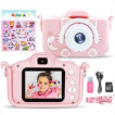Digitale Kindercamera met 32GB Micro SD Kaart en SD Kaartlezer + Stickervel - Fototoestel voor Kinderen- Nederlandstalig - Roze Digitale Kindercamera met 32GB Micro SD Kaart en SD Kaartlezer + Stickervel - Fototoestel voor Kinderen- Nederlandstalig - Roze
