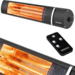 Monzana Infraroodstraler 2000W - 3 Standen/Afstandsbediening – Zwart Monzana Infraroodstraler 2000W - 3 Standen/Afstandsbediening – Zwart
