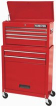 ERRO Gereedschapswagen 34CS6 - Met opzetkist - 6 lades met slot - 61,5x30x102,5 cm - Rood ERRO Gereedschapswagen 34CS6 - Met opzetkist - 6 lades met slot - 61,5x30x102,5 cm - Rood