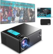 Sanbo Pro Smart Wi-Fi Mini Beamer - Zwart / Blauw - Inclusief Tas en Projectiescherm - 4400 lumen - Streamen vanaf je telefoon met wifi - Projector Sanbo Pro Smart Wi-Fi Mini Beamer - Zwart / Blauw - Inclusief Tas en Projectiescherm - 4400 lumen - Streamen vanaf je telefoon met wifi - Projector