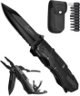 FOXLY® 14-in-1 Multifunctioneel Zakmes + Draagetui + 9-delige Bitset Outdoor - Survival mes - Jachtmes - Camping - Kamperen - Bold X95 FOXLY® 14-in-1 Multifunctioneel Zakmes + Draagetui + 9-delige Bitset Outdoor - Survival mes - Jachtmes - Camping - Kamperen - Bold X95