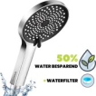 EcoRain™ Waterbesparende Douchekop - 50% Waterbesparend - Regendouche - 3 Sproeistanden - Hoge Druk - Betere Huid - Handdouche - Luxe Moderne Douchekop + GRATIS Waterfilter (voor Chloor en onzuiverheden) - Chrome EcoRain™ Waterbesparende Douchekop - 50% Waterbesparend - Regendouche - 3 Sproeistanden - Hoge Druk - Betere Huid - Handdouche - Luxe Moderne Douchekop + GRATIS Waterfilter (voor Chloor en onzuiverheden) - Chrome