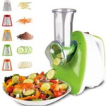 Royalty Line Elektrische Groentesnijder - Mandoline - 150W - Salademaker - Groentensnijder - Hakmolen - Kaasrasp - Multifunctionele Rasp - Snij en Raspapparaat - Kaasmolen - Chopper - Antislip - Wit/Groen Royalty Line Elektrische Groentesnijder - Mandoline - 150W - Salademaker - Groentensnijder - Hakmolen - Kaasrasp - Multifunctionele Rasp - Snij en Raspapparaat - Kaasmolen - Chopper - Antislip - Wit/Groen