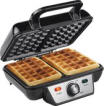 Tristar Wafelijzer WF-2195 - Wafelmaker met regelbare thermostaat en antiaanbaklaag - 2 wafels - Zwart/RVS Tristar Wafelijzer WF-2195 - Wafelmaker met regelbare thermostaat en antiaanbaklaag - 2 wafels - Zwart/RVS