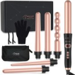 Bestope 6 in 1 Krultang met Opzetstukken - Keramisch - Haarkruller - 13 tot 32mm - Rosé Goud Bestope 6 in 1 Krultang met Opzetstukken - Keramisch - Haarkruller - 13 tot 32mm - Rosé Goud