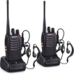 Baofeng® Portofoon 2 Stuks - Walkie Talkie - Communicatiemiddel - Met Oortjes - 5W - 10km Bereik - 400-480 Mhz - Met LED Zaklamp Baofeng® Portofoon 2 Stuks - Walkie Talkie - Communicatiemiddel - Met Oortjes - 5W - 10km Bereik - 400-480 Mhz - Met LED Zaklamp