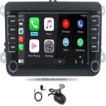 Rns510 draadloos Carplay - Android auto - Geschikt voor Volkswagen - Autoradio met bluetooth - Android 11 - Camera Rns510 draadloos Carplay - Android auto - Geschikt voor Volkswagen - Autoradio met bluetooth - Android 11 - Camera