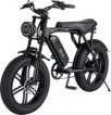 Ouxi V8 - Fatbike - Elektrische Fiets - Fatbike Electrisch - E Bike - 15 Ah Accu 250W - Zwart Ouxi V8 - Fatbike - Elektrische Fiets - Fatbike Electrisch - E Bike - 15 Ah Accu 250W - Zwart