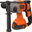 BLACK+DECKER BCD900E2K-QW Boorhamer - 18V - incl. 2 accu's, lader en koffer BLACK+DECKER BCD900E2K-QW Boorhamer - 18V - incl. 2 accu's, lader en koffer