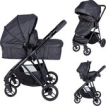 Bebies First Combi 3 in 1 Kinderwagen Optima- Zwart - Inc. Reiswieg, Zitting & Autostoel Bebies First Combi 3 in 1 Kinderwagen Optima- Zwart - Inc. Reiswieg, Zitting & Autostoel