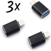 Dutch Quality® - 3 set - USB C naar USB A converter - Universele USB Hub - OTG verloop Dutch Quality® - 3 set - USB C naar USB A converter - Universele USB Hub - OTG verloop
