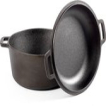 Daumonet Ducasse Gietijzeren Double Use braadpan - Combi Sudderpan Zwart - 2-in-1 bak- en braadpan - PFAS & PFOA vrij - Rond - Ø 26 cm - 4,4 liter - Emaille - Alle warmtebronnen - Elektrisch - Gas - Halogeen - Inductie - Keramisch Daumonet Ducasse Gietijzeren Double Use braadpan - Combi Sudderpan Zwart - 2-in-1 bak- en braadpan - PFAS & PFOA vrij - Rond - Ø 26 cm - 4,4 liter - Emaille - Alle warmtebronnen - Elektrisch - Gas - Halogeen - Inductie - Keramisch