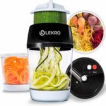 Lekro Spiraalsnijder + E-book met Recepten - Groentesnijder - Spiralizer - 3 standen - Zwart/Wit Lekro Spiraalsnijder + E-book met Recepten - Groentesnijder - Spiralizer - 3 standen - Zwart/Wit