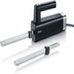 Graef EK 502 - Elektrisch mes 150W + gekarteld mes + mes voor diepvriesproducten - inox/zwart Graef EK 502 - Elektrisch mes 150W + gekarteld mes + mes voor diepvriesproducten - inox/zwart