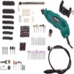 VONROC Multitool – Roterend – 160W – Flexibele as – Incl. 232-delige accessoire set & opbergtas VONROC Multitool – Roterend – 160W – Flexibele as – Incl. 232-delige accessoire set & opbergtas
