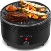 Ozocozy BBQ-ONE houtskool tafelbarbecue - Ø30 cm- Zwart - Incl. draagtas, siliconen bakkwast en RVS-Barbecuetang Ozocozy BBQ-ONE houtskool tafelbarbecue - Ø30 cm- Zwart - Incl. draagtas, siliconen bakkwast en RVS-Barbecuetang