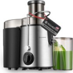 Rochester Sapcentrifuge voor Groenten & Fruit - Juicer met microfilter - Grote Vulopening - 3 snelheden - Zwart/RVS Rochester Sapcentrifuge voor Groenten & Fruit - Juicer met microfilter - Grote Vulopening - 3 snelheden - Zwart/RVS
