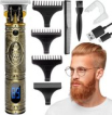 Buddha Tondeuse Mannen - 2022 Nieuwste Model - Draadloze Haartrimmer - Geschikt Voor Hoofdhaar/Baardhaar - Trimmer Draadloos - Haarclipper - Scheerapparaat - Goud - Inclusief Oplaadblok en 4 Opzetstukjes Buddha Tondeuse Mannen - 2022 Nieuwste Model - Draadloze Haartrimmer - Geschikt Voor Hoofdhaar/Baardhaar - Trimmer Draadloos - Haarclipper - Scheerapparaat - Goud - Inclusief Oplaadblok en 4 Opzetstukjes