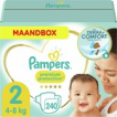 Pampers Premium Protection Luiers - Maat 2 (4-8kg) - 240 stuks - Maandbox Pampers Premium Protection Luiers - Maat 2 (4-8kg) - 240 stuks - Maandbox