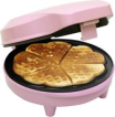 Bestron Wafelijzer voor klassieke hartwafels, Wafelmaker voor wafels in hartvorm, met indicatielampje & antiaanbaklaag, retro-design, 700 Watt, kleur: roze Bestron Wafelijzer voor klassieke hartwafels, Wafelmaker voor wafels in hartvorm, met indicatielampje & antiaanbaklaag, retro-design, 700 Watt, kleur: roze
