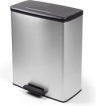 Curver Decobin Duo Prullenbak - 26L+26L - Rechthoekig - Zilver metallic Curver Decobin Duo Prullenbak - 26L+26L - Rechthoekig - Zilver metallic