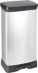 Curver Decobin Prullenbak- 50L - Zilver Metallic Curver Decobin Prullenbak- 50L - Zilver Metallic
