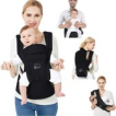 Deryan Pack Luxe Ergonomische draagzak - Babydrager + Opbergvakjes - Zwart Deryan Pack Luxe Ergonomische draagzak - Babydrager + Opbergvakjes - Zwart