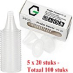 G Master Oorthermometer beschermkapjes - Thermometer - Lens Filters - 5 x 20 stuks -Totaal 100 stuks - geschikt voor Braun ThermoScan /Bintoi / G Master oorthermometer - IRT - Pro - BPA vrij - Latex vrij G Master Oorthermometer beschermkapjes - Thermometer - Lens Filters - 5 x 20 stuks -Totaal 100 stuks - geschikt voor Braun ThermoScan /Bintoi / G Master oorthermometer - IRT - Pro - BPA vrij - Latex vrij
