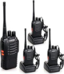 Baofeng® Portofoon 4 Stuks - Walkie Talkie - Communicatiemiddel - Met Oortjes - 5W - 10km Bereik - 446 Mhz - Met LED Zaklamp Baofeng® Portofoon 4 Stuks - Walkie Talkie - Communicatiemiddel - Met Oortjes - 5W - 10km Bereik - 446 Mhz - Met LED Zaklamp