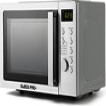 Swiss Pro+ Combi Magnetron Met Grill Functie Digitaal 20 Liter Vrijstaand RVS Zilver Swiss Pro+ Combi Magnetron Met Grill Functie Digitaal 20 Liter Vrijstaand RVS Zilver