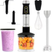 JAP ForceBlend F2 - Staafmixer set 5in1 - Ice crusher - 21 snelheden en turbo - Extra krachtig 1500w - Staafmixerset met hakmolen JAP ForceBlend F2 - Staafmixer set 5in1 - Ice crusher - 21 snelheden en turbo - Extra krachtig 1500w - Staafmixerset met hakmolen