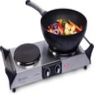 KitchenBrothers Elektrische Kookplaat - 2 Pits - 2500W - RVS KitchenBrothers Elektrische Kookplaat - 2 Pits - 2500W - RVS
