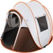 Fly Lab Luxe Pop Up Tent - Kampeer tent - Grijs/Oranje - 4 Persoons Fly Lab Luxe Pop Up Tent - Kampeer tent - Grijs/Oranje - 4 Persoons