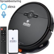 Anodex - Robotstofzuiger - met dweilfunctie - met laadstation - Robotstofzuigers - 3 in 1 - Mat Zwart Anodex - Robotstofzuiger - met dweilfunctie - met laadstation - Robotstofzuigers - 3 in 1 - Mat Zwart