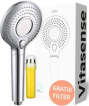 VITASENSE Waterbesparende Douchekop met Waterfilter - Luxe Regendouche met Douchefilter, goed voor huid en haar - Handdouche VITASENSE Waterbesparende Douchekop met Waterfilter - Luxe Regendouche met Douchefilter, goed voor huid en haar - Handdouche
