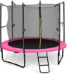 Klarfit Trampoline , springmat uit UV-resistent polypropyleen , gepoedercoat metaal , instapladder , regencover Klarfit Trampoline , springmat uit UV-resistent polypropyleen , gepoedercoat metaal , instapladder , regencover