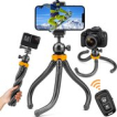 Studio ME - Octopus Mini Tripod - Smartphone & Action Camera - Universeel Flexibel Statief - 360 graden - Bluetooth Afstandsbediening - GoPro Accessoires - Telefoonhouder - selfie stick Studio ME - Octopus Mini Tripod - Smartphone & Action Camera - Universeel Flexibel Statief - 360 graden - Bluetooth Afstandsbediening - GoPro Accessoires - Telefoonhouder - selfie stick