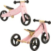 2Cycle 2 in 1 Loopfiets/Driewieler - Hout - Jongens en Meisjes - 1 Jaar - Speelgoed - Roze 2Cycle 2 in 1 Loopfiets/Driewieler - Hout - Jongens en Meisjes - 1 Jaar - Speelgoed - Roze