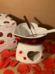 Hartje chocoladefontein met waxinelichtje kaars- Valentijnsdag- Valentijn cadeautje voor hem of haar- Chocolade fondue set met theelichtje- 2 persoons-Hartje Hartje chocoladefontein met waxinelichtje kaars- Valentijnsdag- Valentijn cadeautje voor hem of haar- Chocolade fondue set met theelichtje- 2 persoons-Hartje