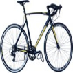 Elite Pau H 56 cm Shimano Tourney 14 speed STI zwart okergeel Elite Pau H 56 cm Shimano Tourney 14 speed STI zwart okergeel